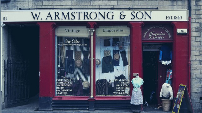 Edinburgh vintage shops