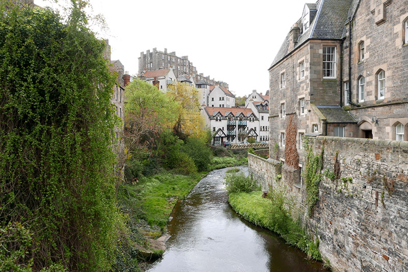 The charming Dean Village in Stockbridge.