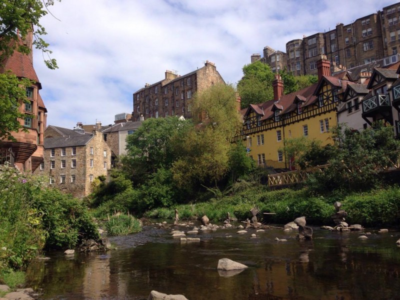 Dean Village is as pretty as a picture.