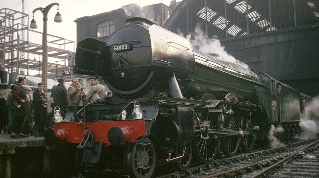 Flying Scotsman at King's Cross, 1963. Photo Credit: North Yorkshire Moors Railway