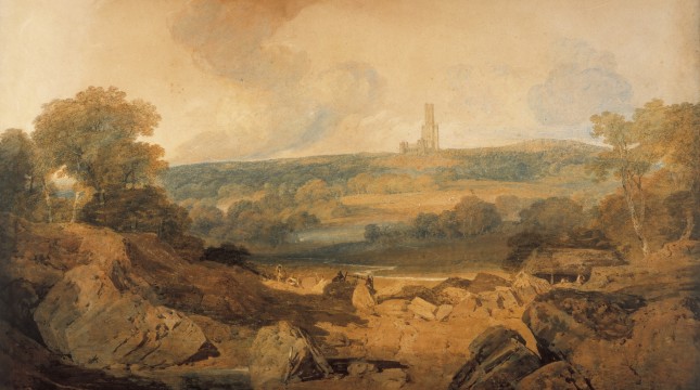 'East View of Fonthill Abbey, Noon' Credit: The National Gallery of Scotland