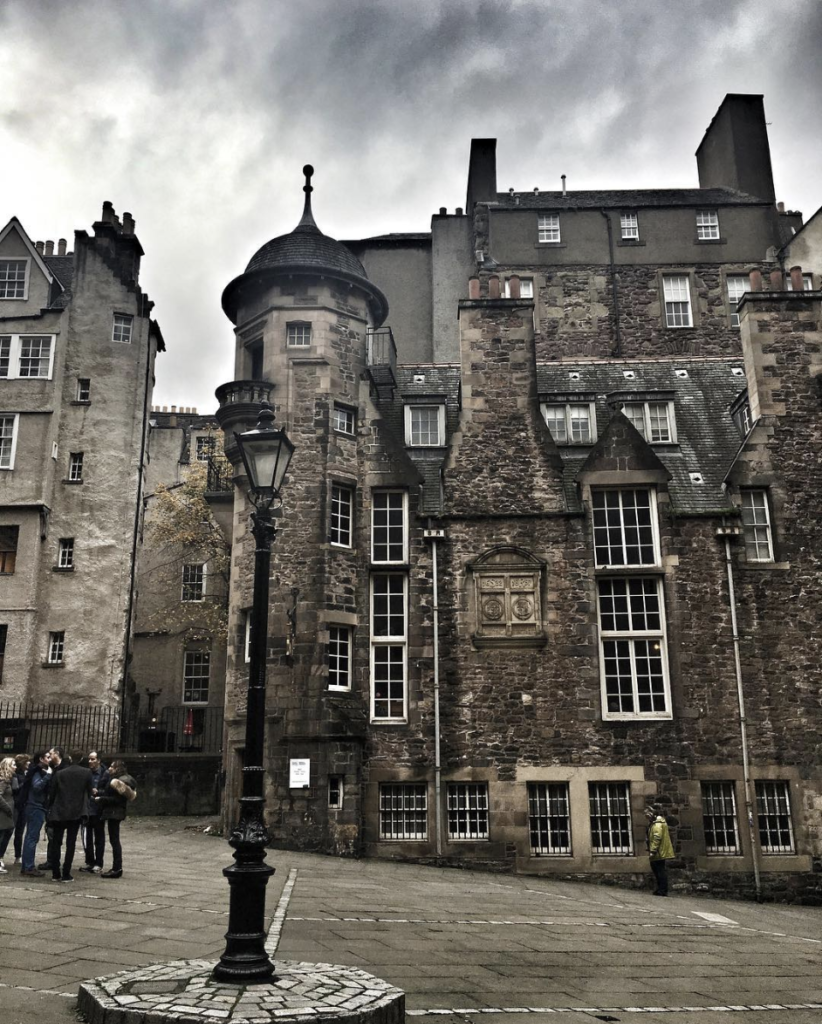 Photo of Makar's Court near the Writer's Museum in Edinburgh