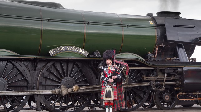 Flying Scotsman in North Yard at the National Railway Museum Photo Credit: National Railway Museum