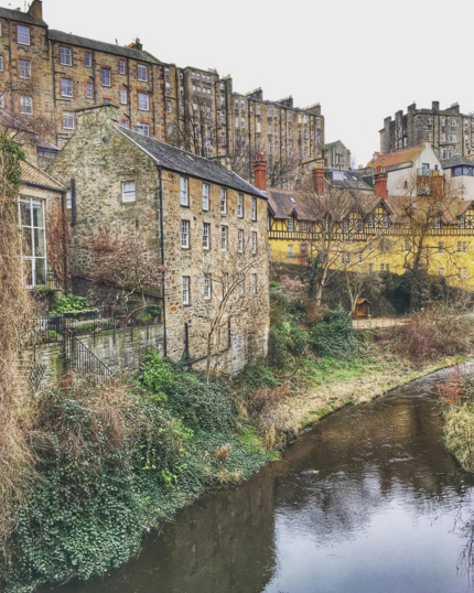 Dean Village in Edinburgh