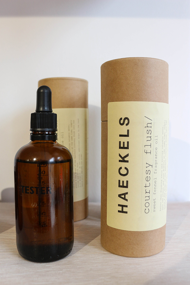 haeckels courtesy flush oil