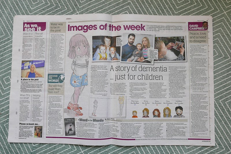 The project has been featured in several media outlets, e.g. the Sunday Post.